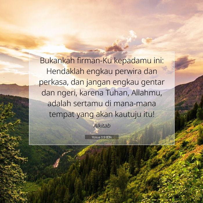 Yosua 1:9 Komentar Alkitab