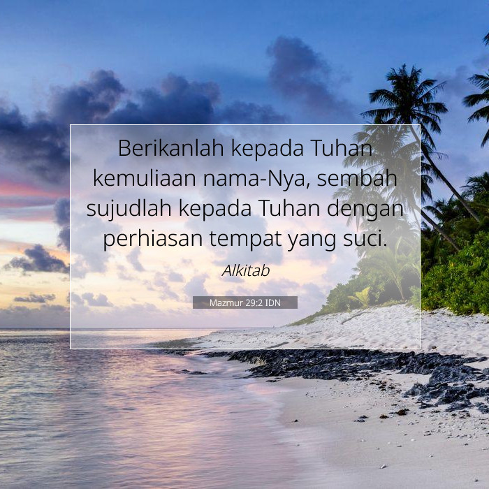 Mazmur 29:2