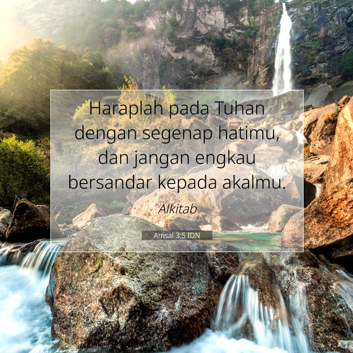 Amsal 3:5 Komentar Alkitab