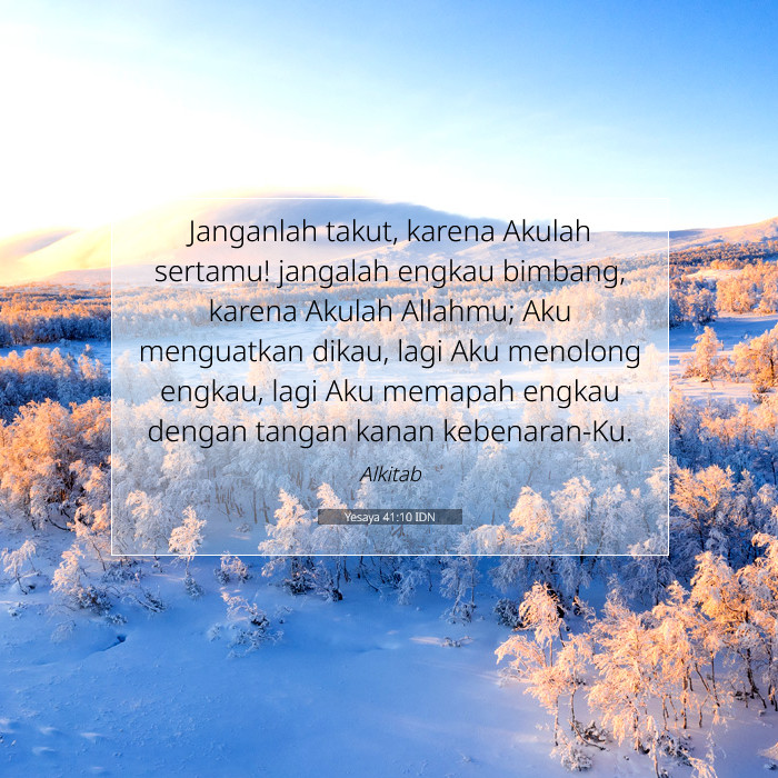 Yesaya 41:10 Komentar Alkitab