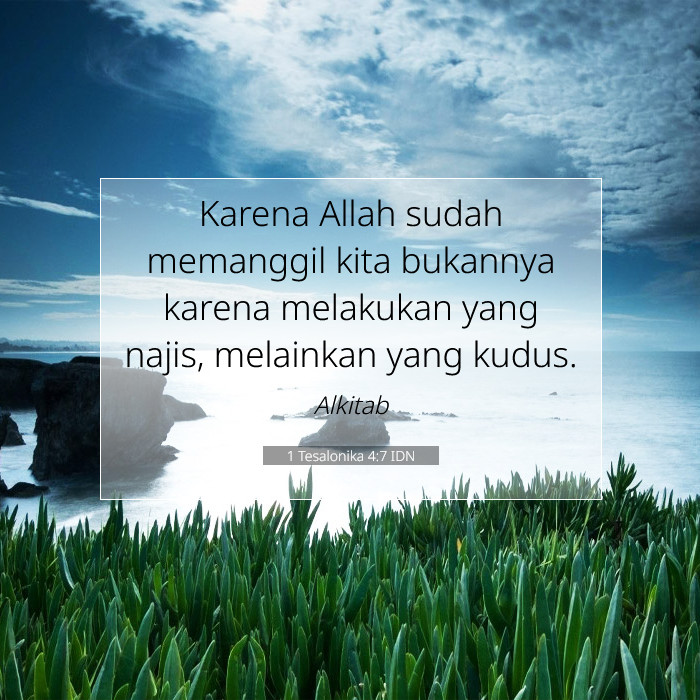 1 Tesalonika 4:7
