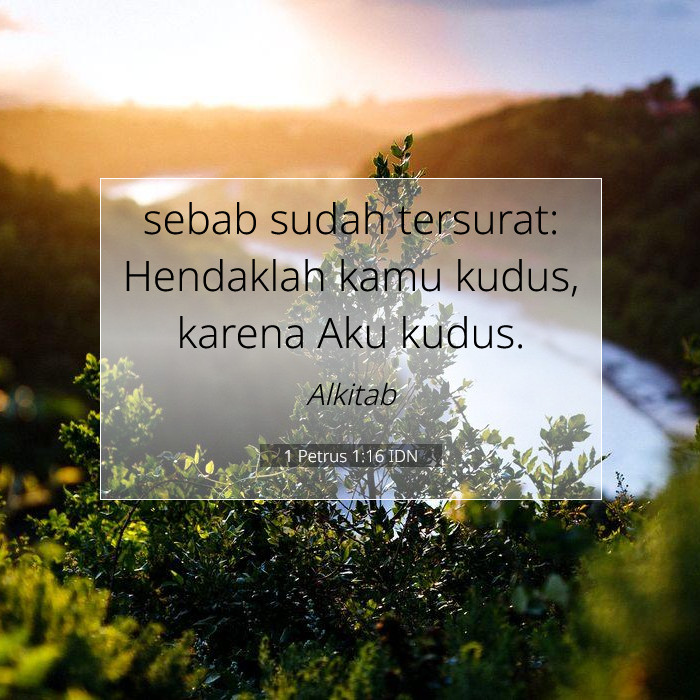 1 Petrus 1:16