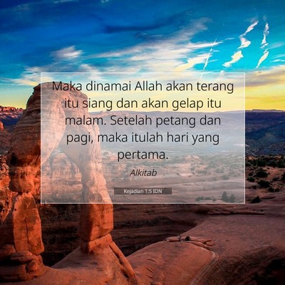 Kejadian 1:5 Ayat Alkitab Dijelaskan