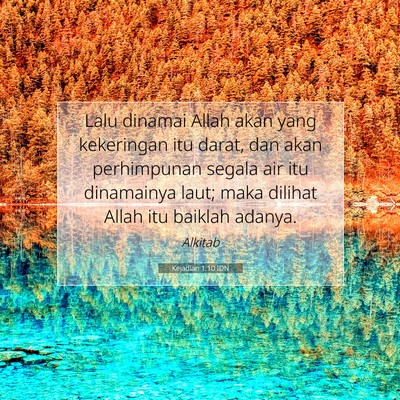 Kejadian 1:10 Ayat Alkitab Dijelaskan