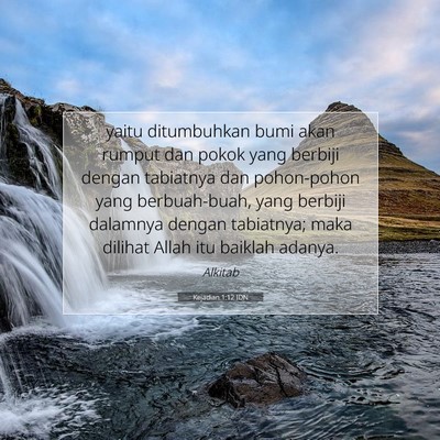 Kejadian 1:12 Ayat Alkitab Dijelaskan