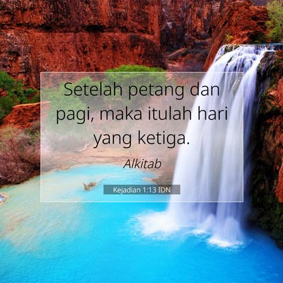 Kejadian 1:13 Ayat Alkitab Dijelaskan