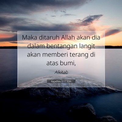 Kejadian 1:17 Ayat Alkitab Dijelaskan