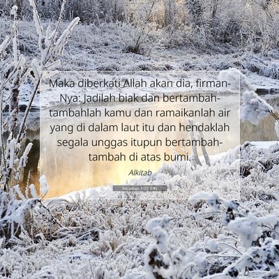 Kejadian 1:22 Ayat Alkitab Dijelaskan