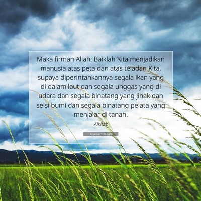 Kejadian 1:26 Ayat Alkitab Dijelaskan