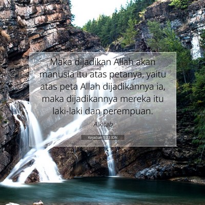 Kejadian 1:27 Ayat Alkitab Dijelaskan