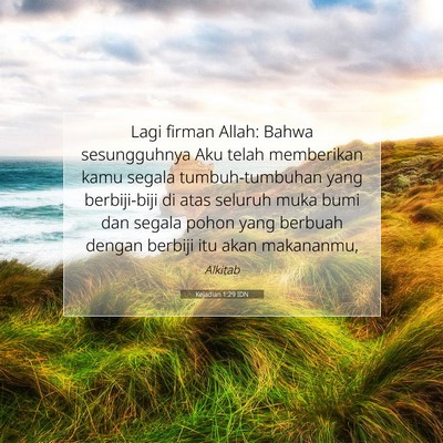 Kejadian 1:29 Ayat Alkitab Dijelaskan
