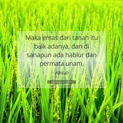 Kejadian 2:12 Ayat Alkitab Dijelaskan