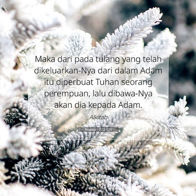Kejadian 2:22 Ayat Alkitab Dijelaskan