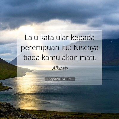 Kejadian 3:4 Ayat Alkitab Dijelaskan