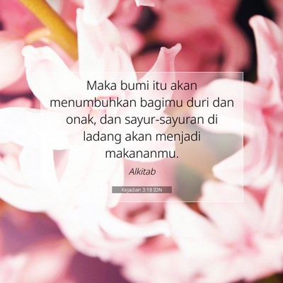 Kejadian 3:18 Ayat Alkitab Dijelaskan