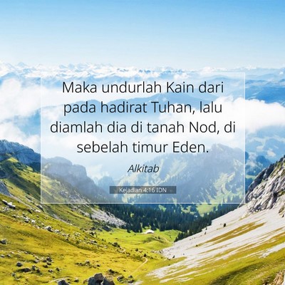 Kejadian 4:16 IDN Gambar Ayat Alkitab