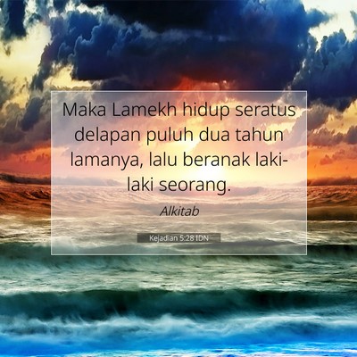 Kejadian 5:28 Ayat Alkitab Dijelaskan