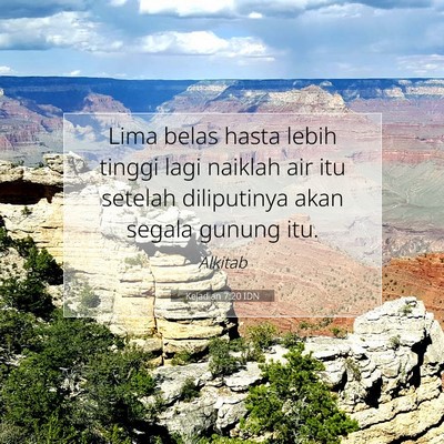 Kejadian 7:20 Ayat Alkitab Dijelaskan