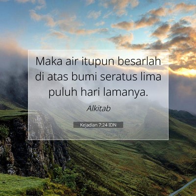 Kejadian 7:24 Ayat Alkitab Dijelaskan