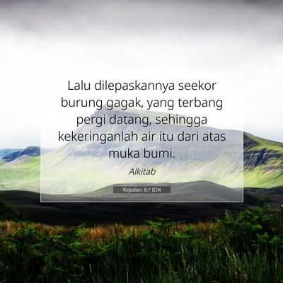 Kejadian 8:7 Ayat Alkitab Dijelaskan