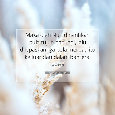 Kejadian 8:10 Ayat Alkitab Dijelaskan
