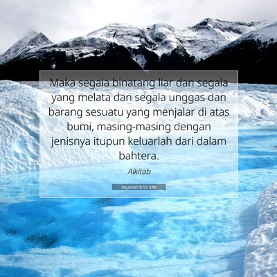 Kejadian 8:19 Ayat Alkitab Dijelaskan