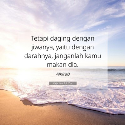 Kejadian 9:4 Ayat Alkitab Dijelaskan