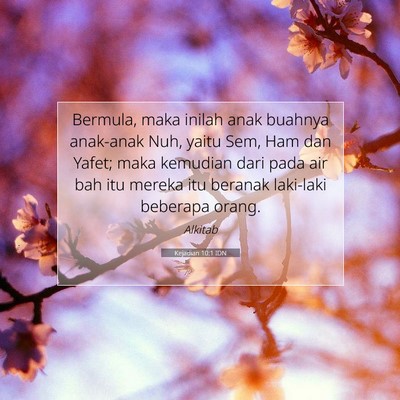 Kejadian 10:1 IDN Gambar Ayat Alkitab