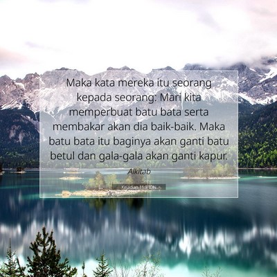 Kejadian 11:3 Ayat Alkitab Dijelaskan