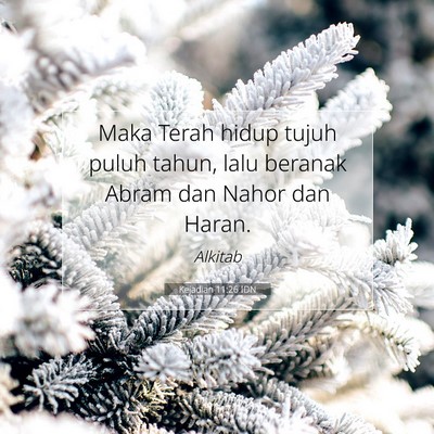 Kejadian 11:26 Ayat Alkitab Dijelaskan