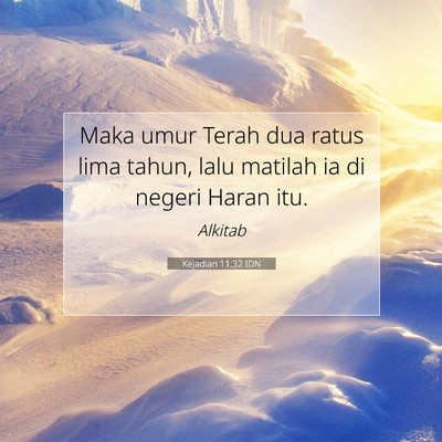 Kejadian 11:32 Ayat Alkitab Dijelaskan