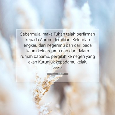 Kejadian 12:1 IDN Gambar Ayat Alkitab