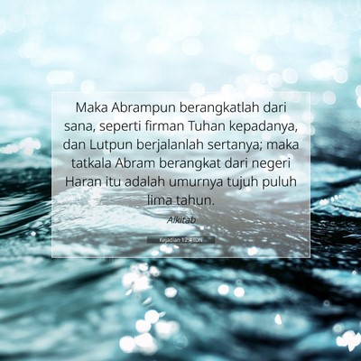 Kejadian 12:4 Ayat Alkitab Dijelaskan