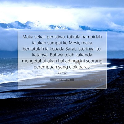 Kejadian 12:11 Ayat Alkitab Dijelaskan