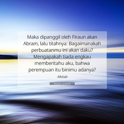 Kejadian 12:18 Ayat Alkitab Dijelaskan