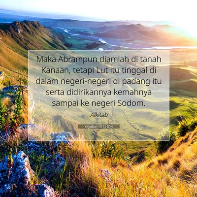 Kejadian 13:12 Ayat Alkitab Dijelaskan