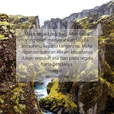 Kejadian 14:20 IDN Gambar Ayat Alkitab
