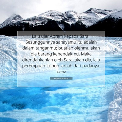Kejadian 16:6 Ayat Alkitab Dijelaskan