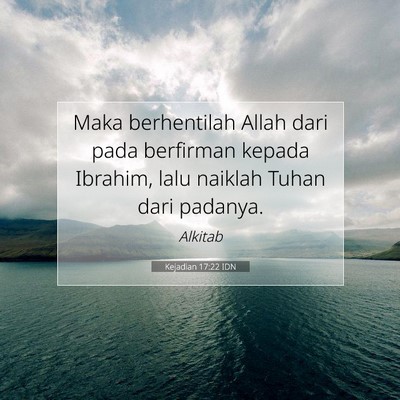 Kejadian 17:22 IDN Gambar Ayat Alkitab