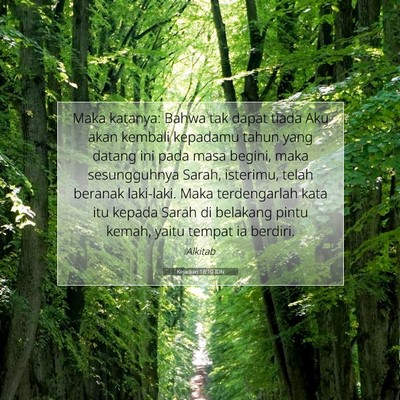 Kejadian 18:10 IDN Gambar Ayat Alkitab
