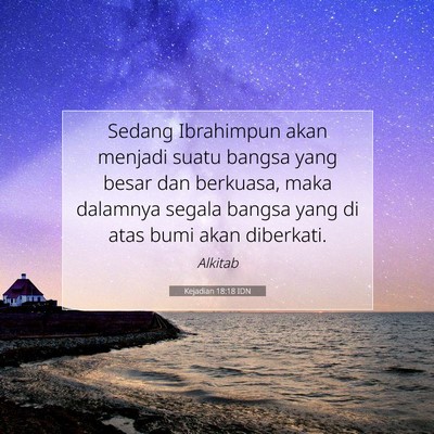 Kejadian 18:18 IDN Gambar Ayat Alkitab
