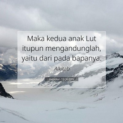 Kejadian 19:36 Ayat Alkitab Dijelaskan