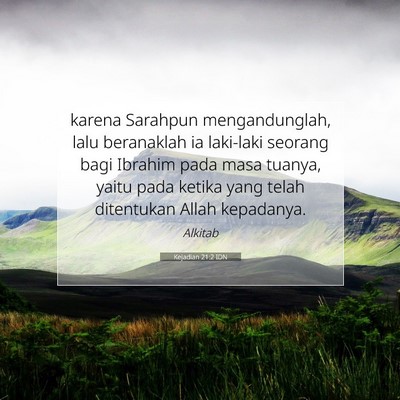 Kejadian 21:2 IDN Gambar Ayat Alkitab