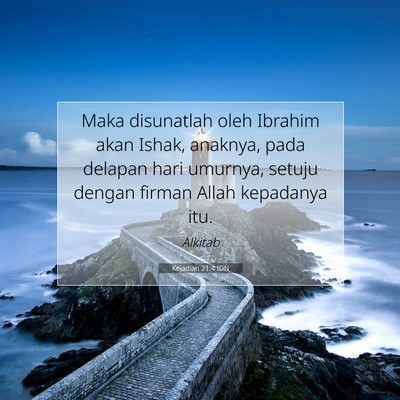 Kejadian 21:4 Ayat Alkitab Dijelaskan