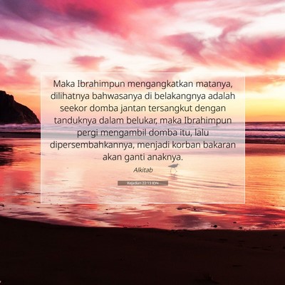 Kejadian 22:13 IDN Gambar Ayat Alkitab