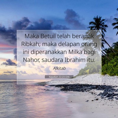 Kejadian 22:23 Ayat Alkitab Dijelaskan
