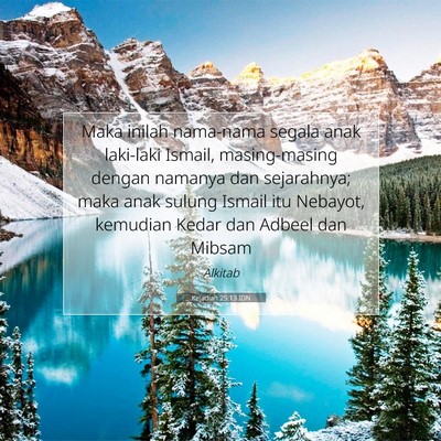 Kejadian 25:13 Ayat Alkitab Dijelaskan