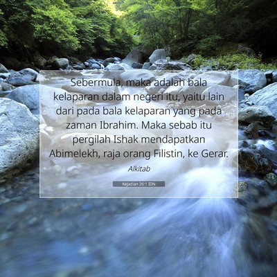 Kejadian 26:1 IDN Gambar Ayat Alkitab