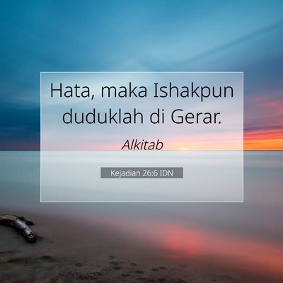 Kejadian 26:6 IDN Gambar Ayat Alkitab