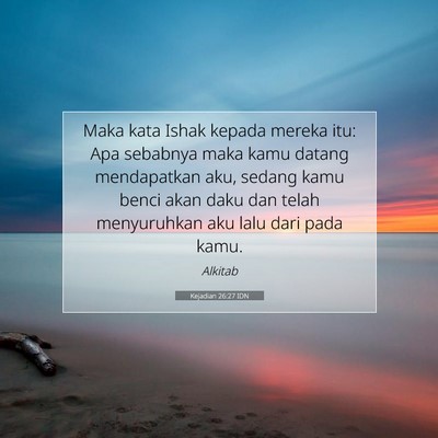 Kejadian 26:27 Ayat Alkitab Dijelaskan